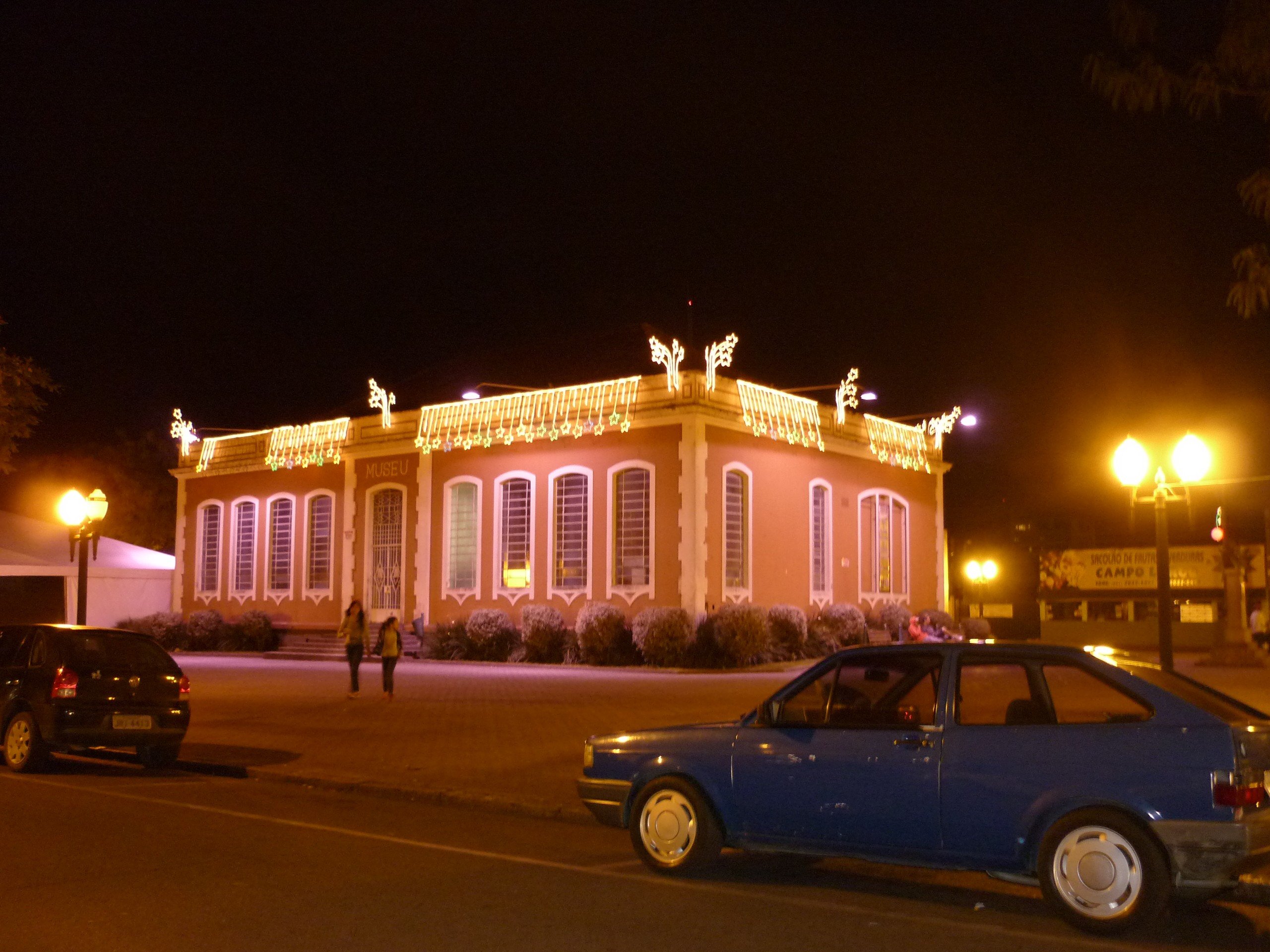 night, Cars, Christmas, Brazil, Museum, Old, Cars, Lighting, Campo, Largo, Paranaiaa Wallpaper