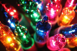 close up, Lights, Christmas