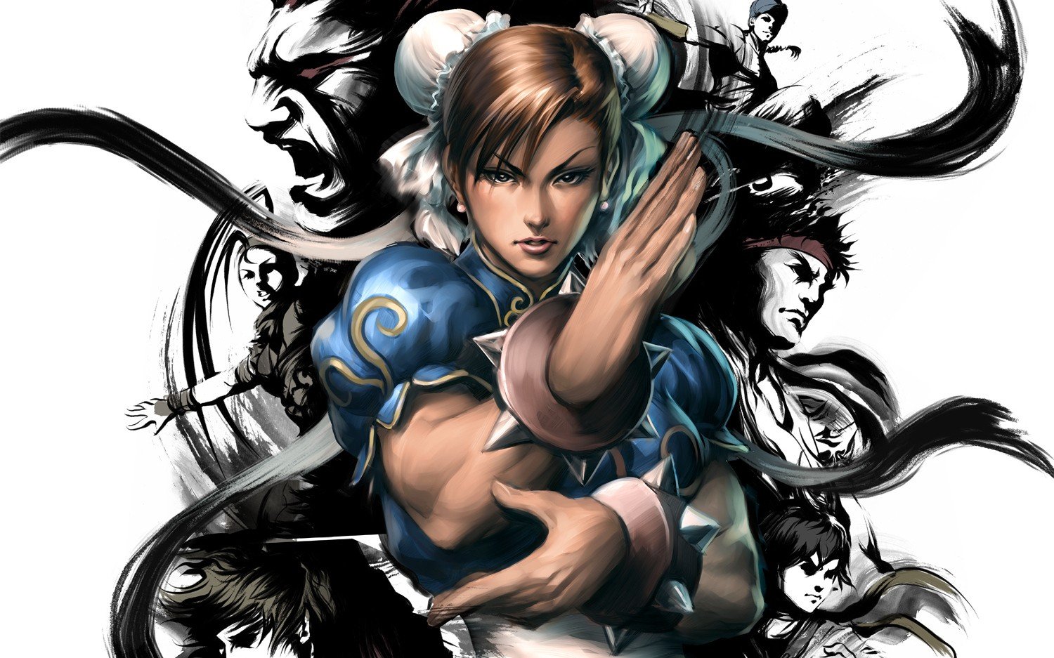 street, Fighter, Ryu, Ibuki, Akuma, Chun li, Ken, Yun, Makoto, Gouki Wallpaper