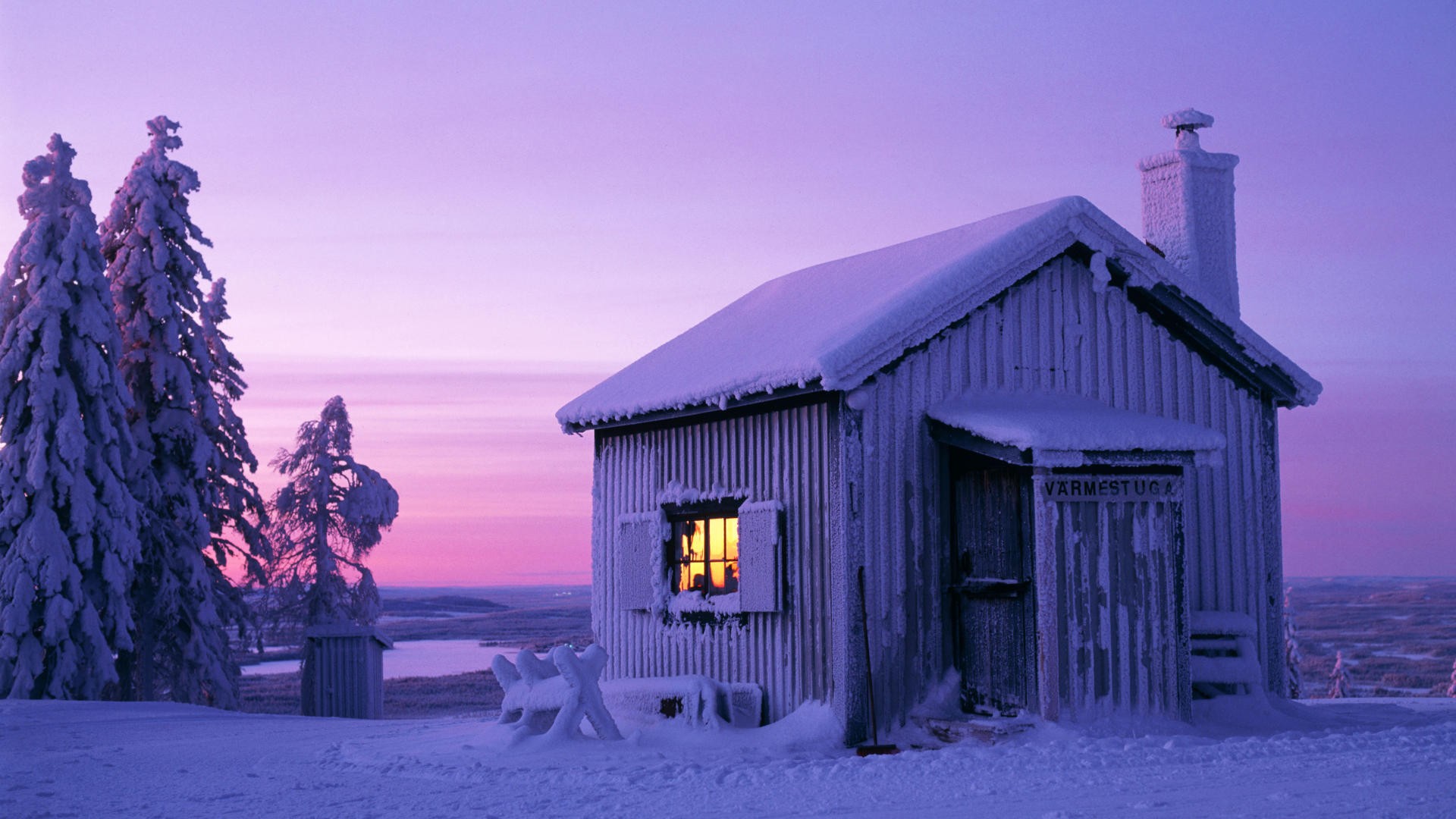 nature, Winter, Sweden, Houses Wallpapers HD / Desktop and Mobile