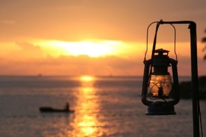 ocean, Sun, Lamps, India