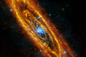 esa, Europe, Space, Herschelaeus, Infrared, Image, Of, The, Andromeda, Galaxy