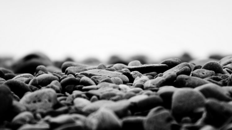 rocks, Monochrome HD Wallpaper Desktop Background