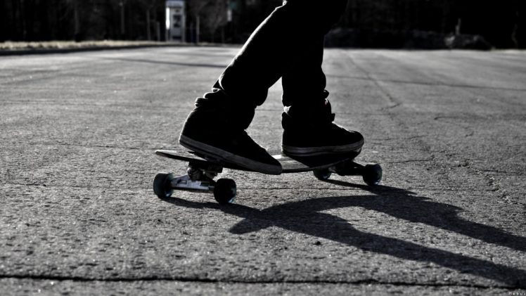 black, And, White, Skateboarding, Monochrome, Skates HD Wallpaper Desktop Background