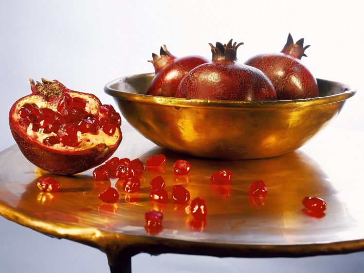 fruits, Pomegranate, Strong, Fresh, Vitamins HD Wallpaper Desktop Background