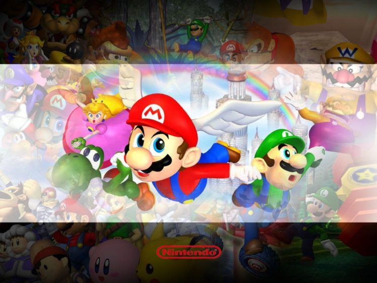 nintendo, Kirby, Video, Games, Mario, Pikachu, Wario, Super, Smash, Bros, Mario, Party HD Wallpaper Desktop Background