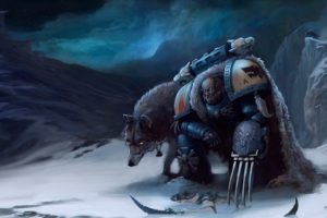 warhammer, 40k, Space, Marines, Wolf, Drawing, Sci, Fi, Art, Warriors, Weapons
