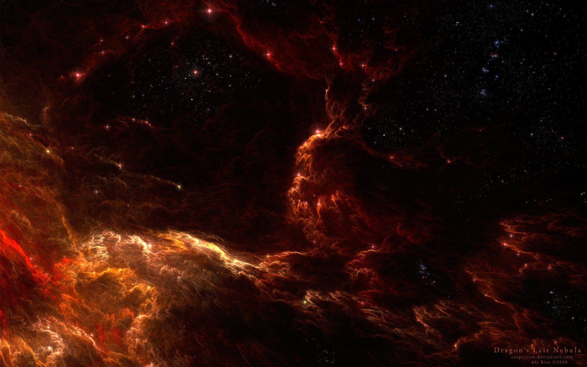 outer, Space, Nebulae, Artwork Wallpaper
