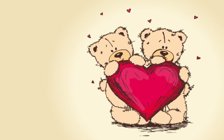 love, Romance, Mood, Heart, Teddy, Bear HD Wallpaper Desktop Background