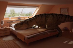 dinosaurs, Bedroom, Tyrannosaurus, Rex
