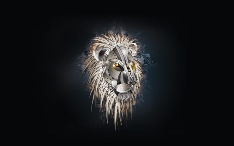digital, Art, Artwork, Lions HD Wallpaper Desktop Background
