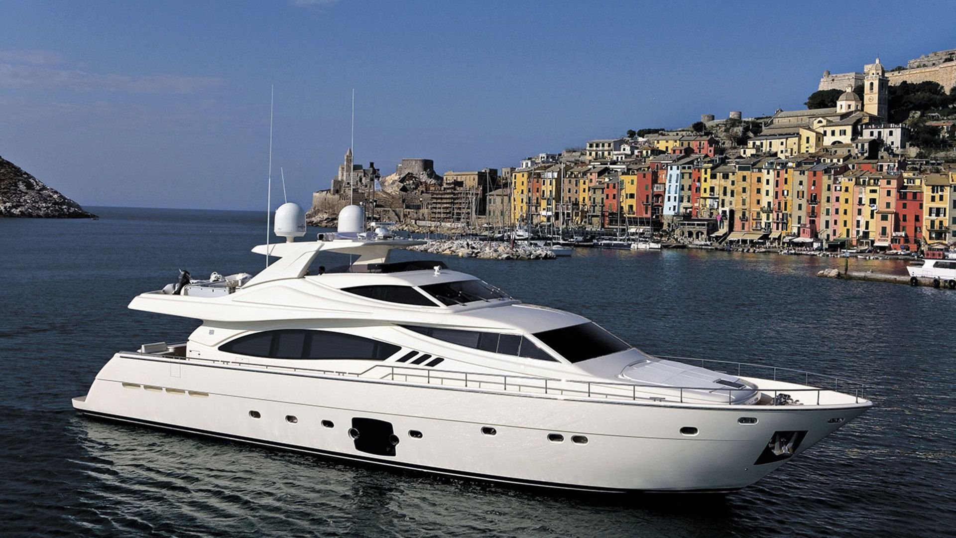 ferretti, Yacht, Boat, Ship,  3 Wallpaper