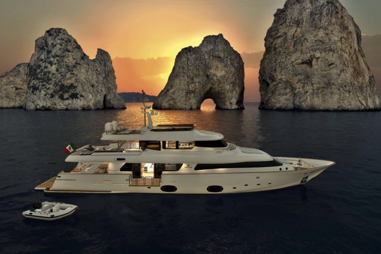 ferretti, Yacht, Boat, Ship,  25 HD Wallpaper Desktop Background