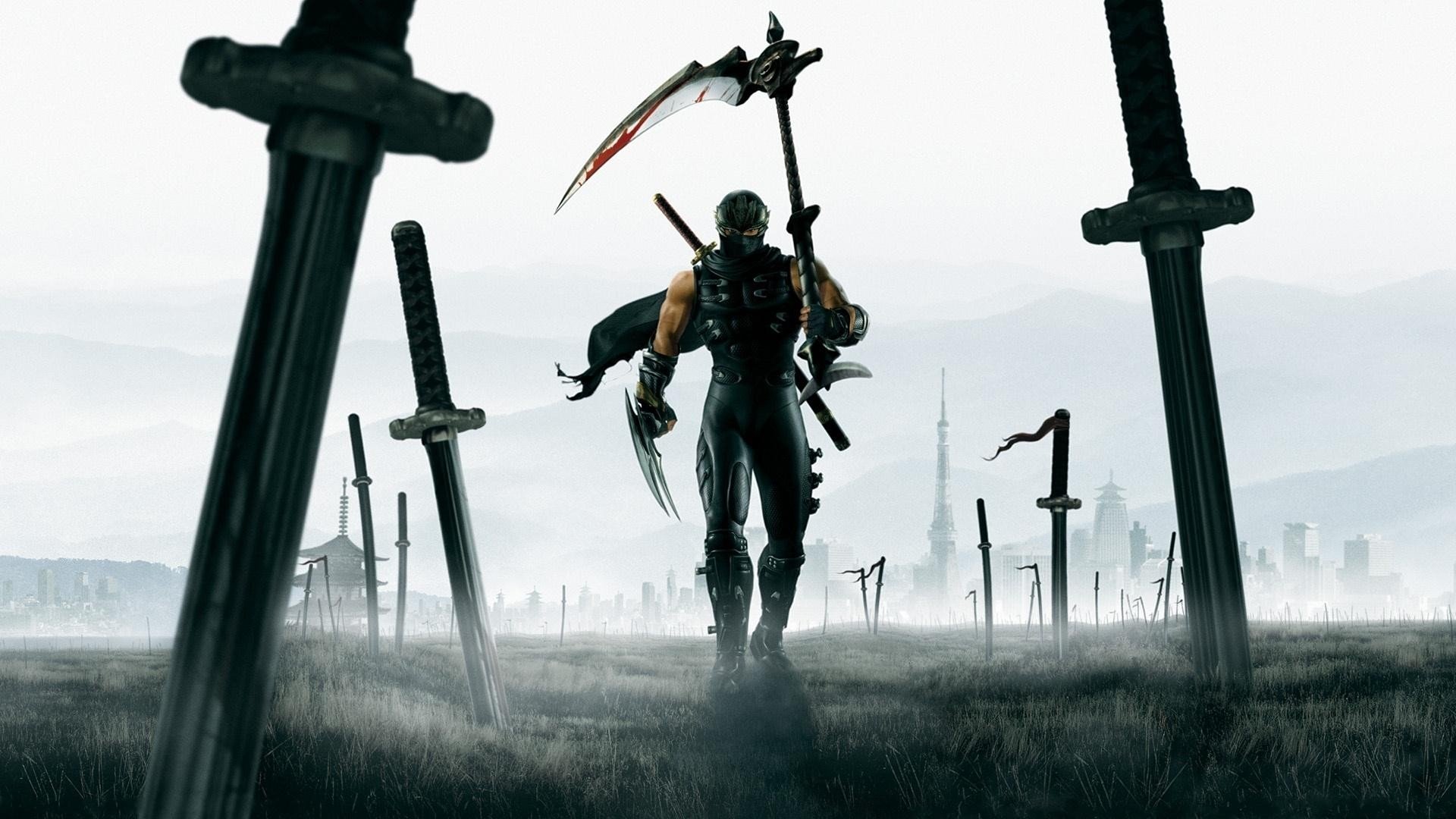 ninja, Gaiden, Artwork, Warriors, Swords Wallpaper