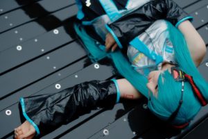cosplay, Vocaloid, Turquoise, Anime, Asian, Oriental, Women, Model, Sexy, Babes, Realistic