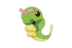 pokemon, Simple, Background, Caterpie, White, Background