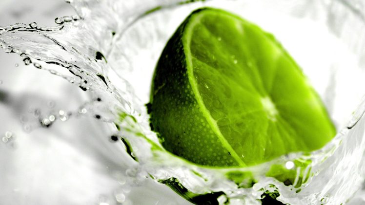 green, Water, Fruits, Limes HD Wallpaper Desktop Background