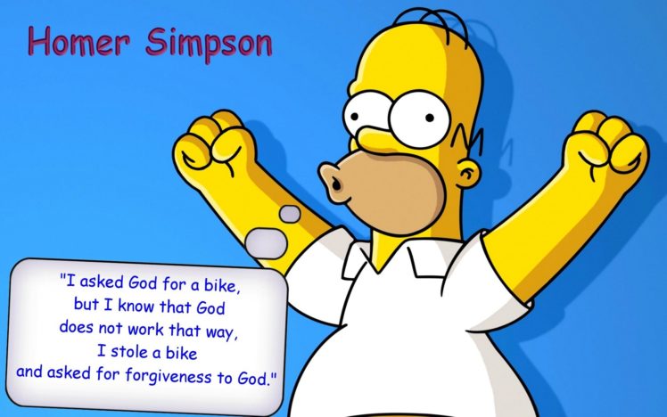 quotes, Homer, Simpson, The, Simpsons HD Wallpaper Desktop Background