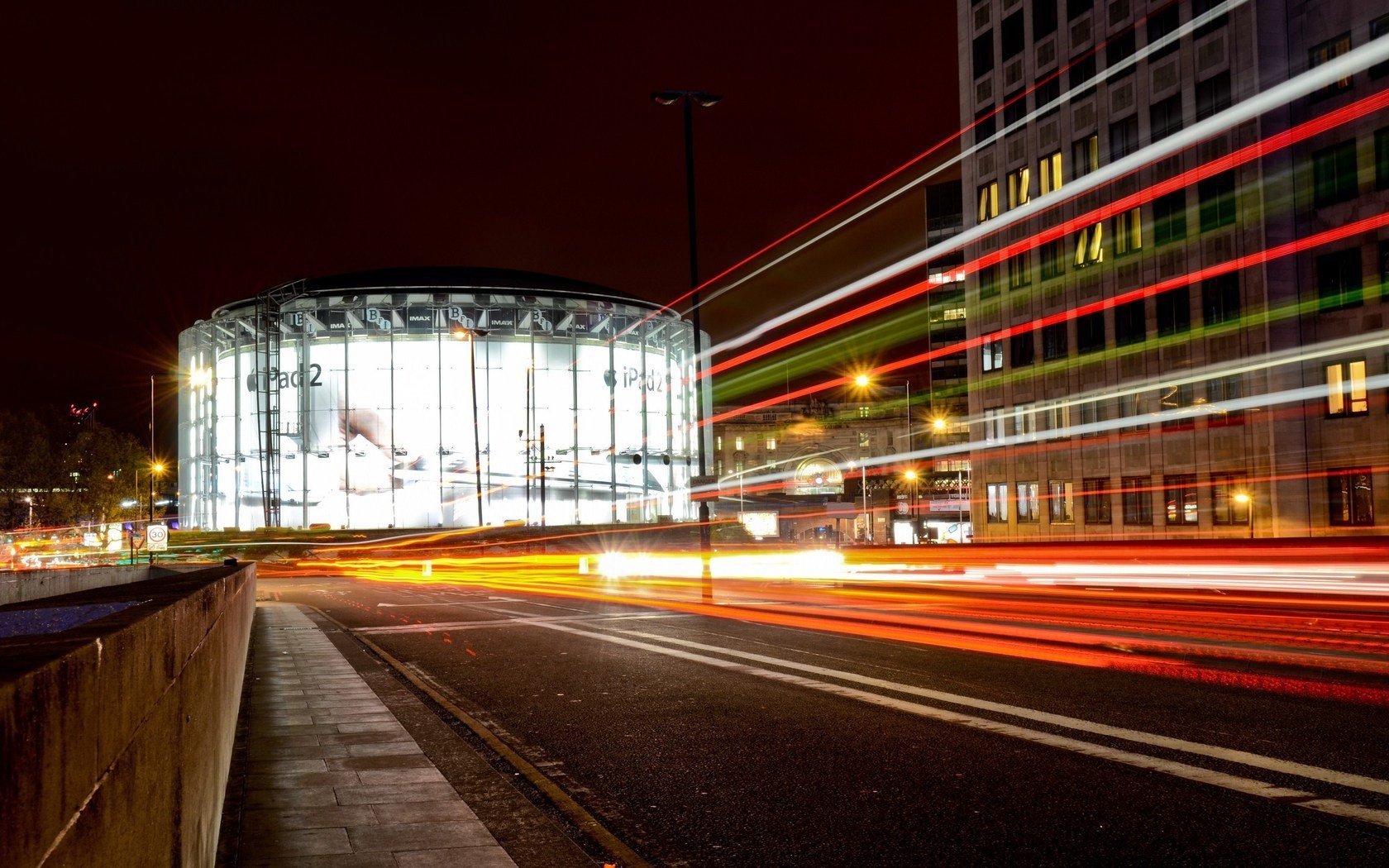 cityscapes, Streets, Lights, London, Long, Exposure Wallpaper