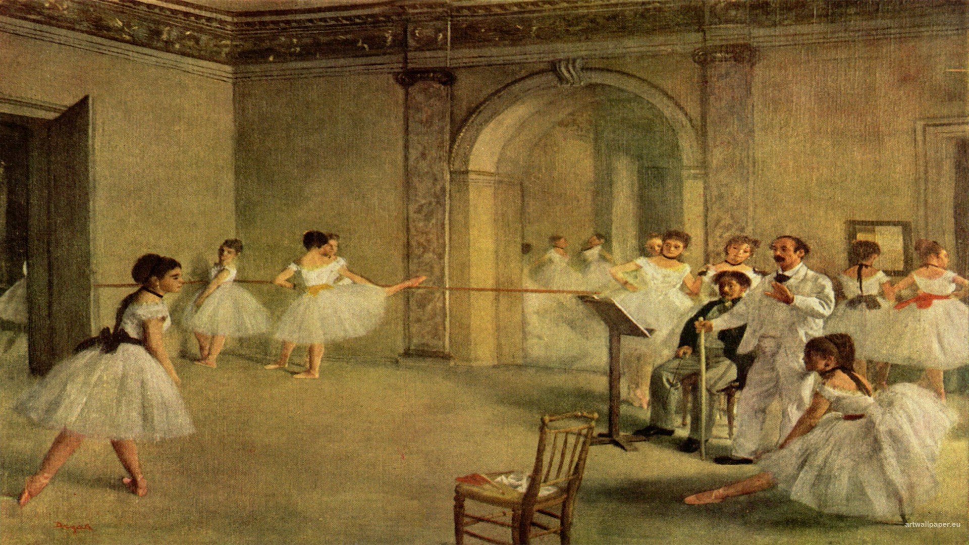 paintings, Artwork, Dancing, Impressionist, Painting, Edgar, Degas, Impressionism, Ballerinas Wallpaper