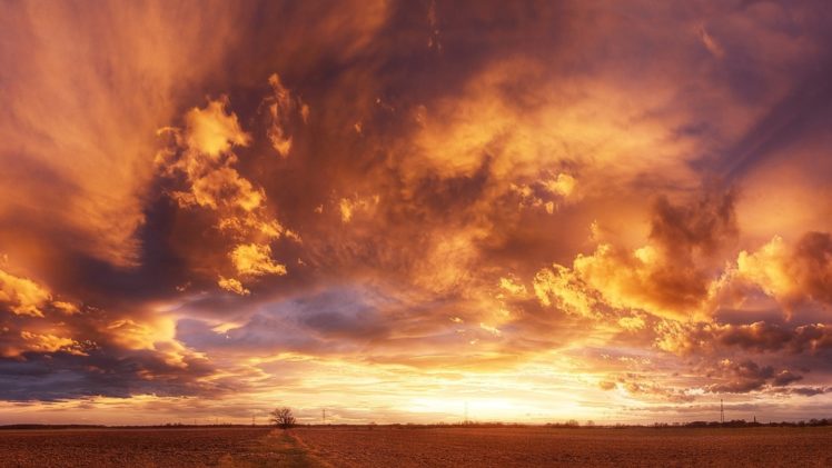 landscapes, Sky, Clouds, Sunsets, Sunrise HD Wallpaper Desktop Background