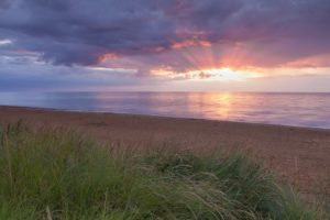 sunset, Clouds, Landscapes, Nature, Coast, Grass, Sunlight, United, Kingdom, Hdr, Photography, Skies, Sea, Beaches