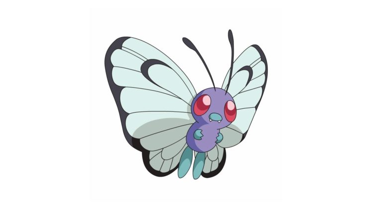 pokemon, Simple, Background, Butterfree, White, Background HD Wallpaper Desktop Background