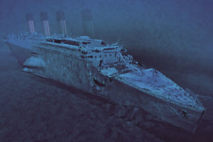 titanic, 3d, Cg, Digital, Art, Shipwreck, Disaster, Ocean, Sea, Underwater, Ships, Boats