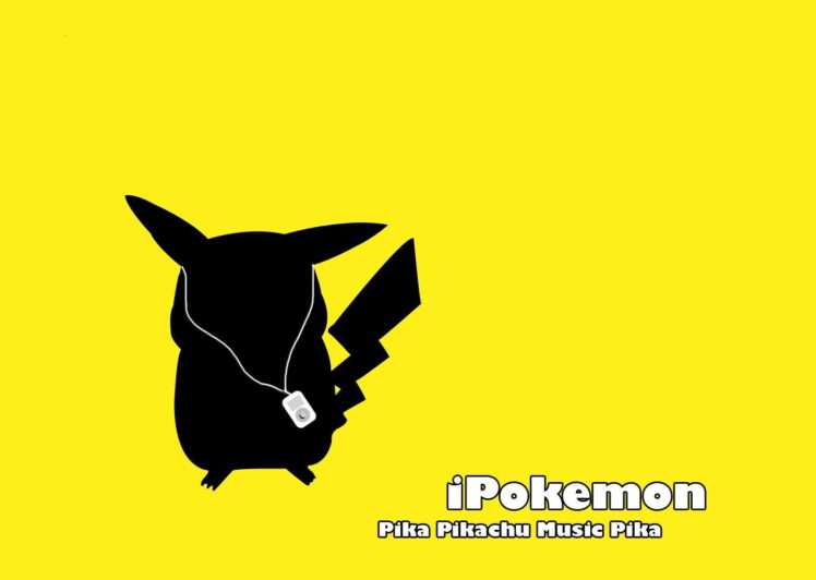 pokemon, Pikachu, Ipod, Simple, Background HD Wallpaper Desktop Background