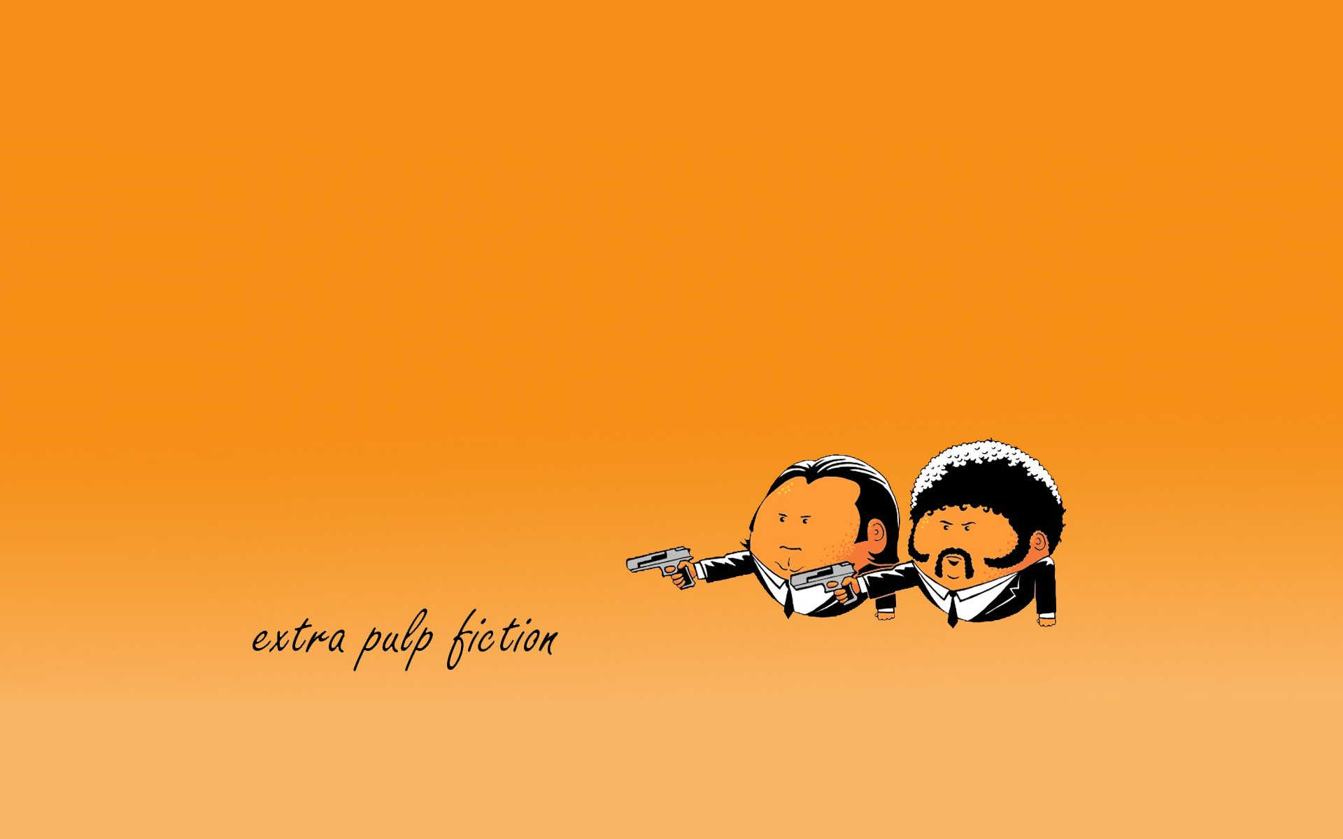 movies, Fruits, Pulp, Fiction, Oranges, Alternative, Art Wallpaper