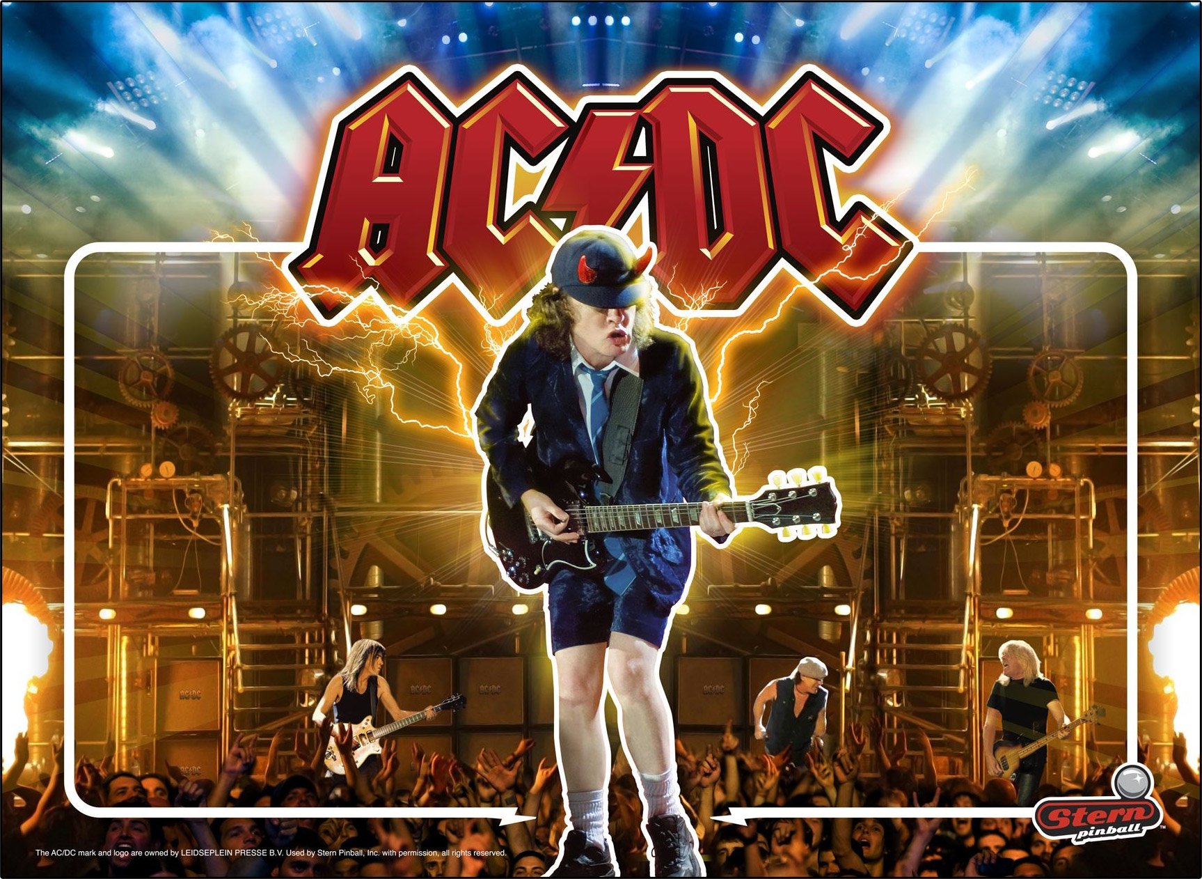 acdc, Heavy, Metal, Concert, Poster, Guitar Wallpaper