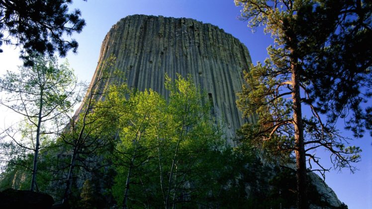 landscapes, Tower, Devil, National, Wyoming, National, Park HD Wallpaper Desktop Background