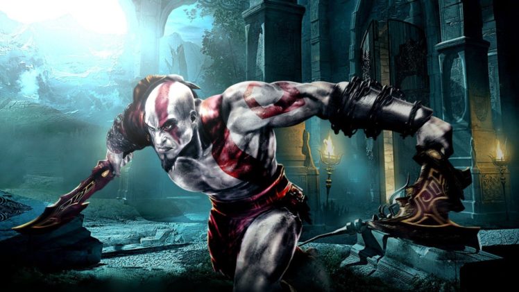 video, Games, Kratos, God, Of, War, Temples HD Wallpaper Desktop Background
