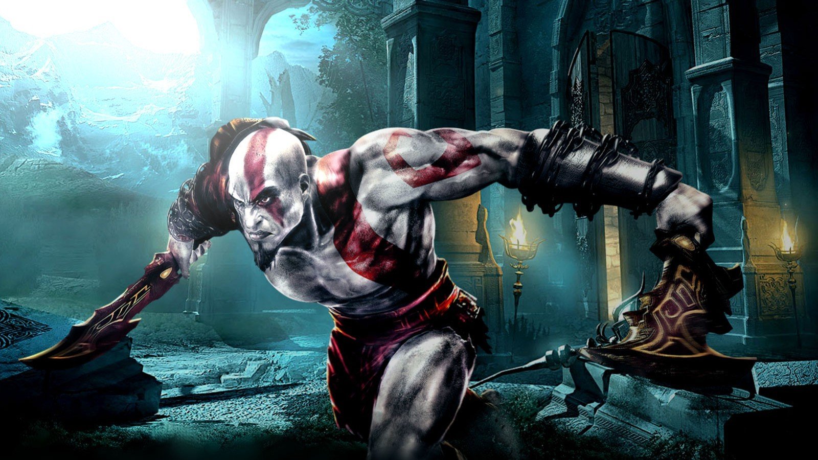video, Games, Kratos, God, Of, War, Temples Wallpaper