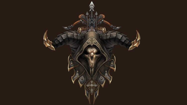 skulls, Horns, Demon, Hunter, Diablo, Iii, Crossbows HD Wallpaper Desktop Background
