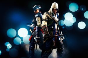 abstract, Grain, Assassins, Creed, 3, Connor, Kenway, Aveline