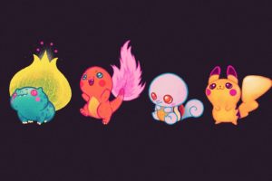pokemon, Bulbasaur, Fire, Squirtle, Charmander, Starter, Wather