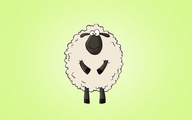sheep, Artwork HD Wallpaper Desktop Background