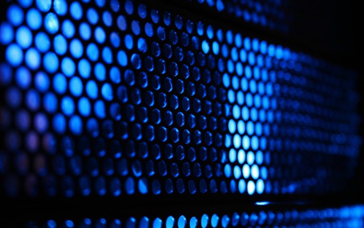 light, Blue, Grid, Endless, Holes, Bokeh HD Wallpaper Desktop Background
