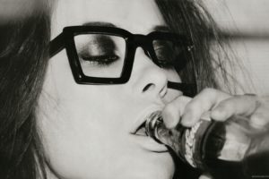 women, Glasses, Coca cola, Monochrome, Drinking, Girls, With, Glasses