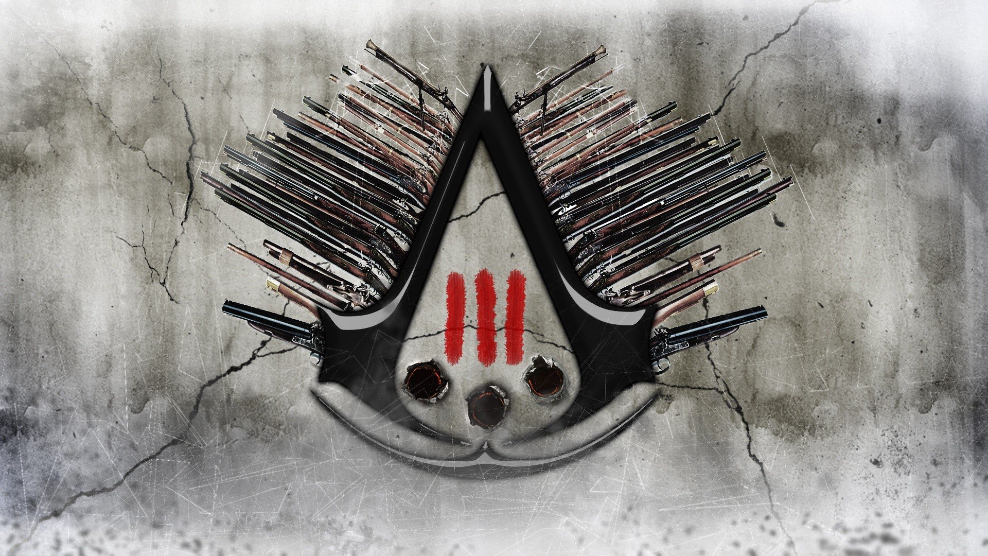 guns, Assassins, Creed Wallpaper