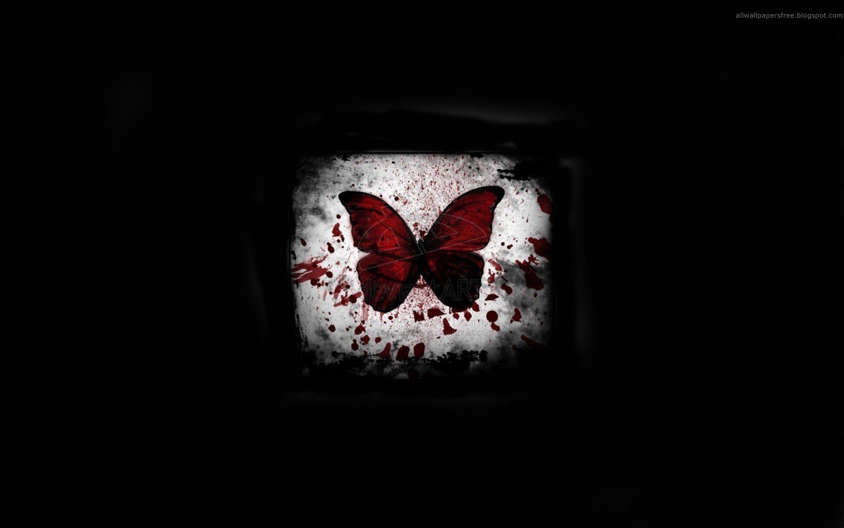 horror, Emo, Deviantart, Gothic, Butterflies Wallpaper