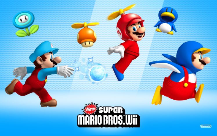 new, Super, Mario, Bros, , Wii HD Wallpaper Desktop Background