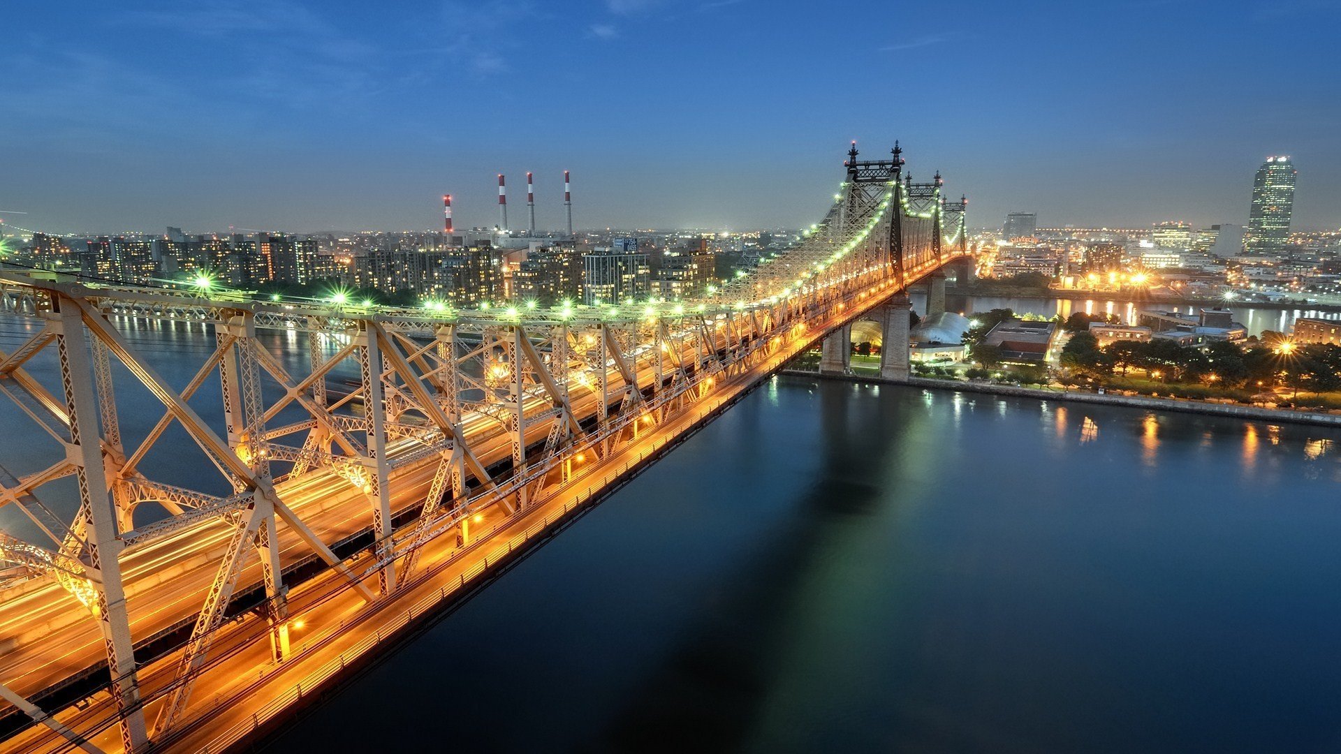 cityscapes, Bridges, Towns, Manhattan, Skyscrapers, City, Skyline, Cities Wallpaper