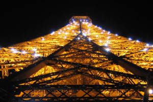 eiffel, Tower, Paris, Lights, Illuminated