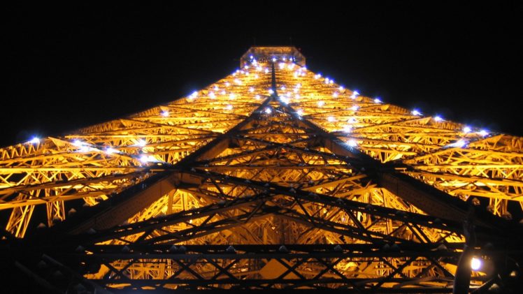 eiffel, Tower, Paris, Lights, Illuminated HD Wallpaper Desktop Background