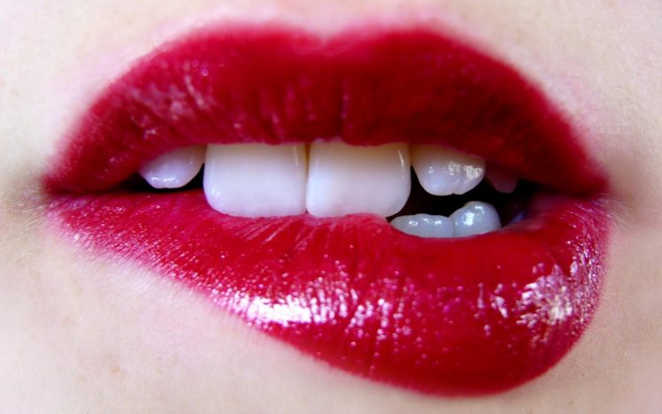 women, Girl, Models, Teeth, Lipstick, Lips, Mood HD Wallpaper Desktop Background