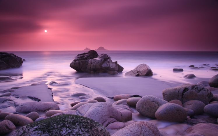 rocks, On, The, Beach HD Wallpaper Desktop Background