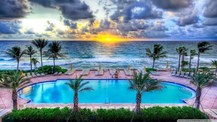 beach, Sunset, Landscape, Florida, 4000×2250 HD Wallpaper Desktop Background
