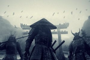 japan, Movies, Monsters, Katana, Samurai, Pagodas, Sucker, Punch, Conical, Hats